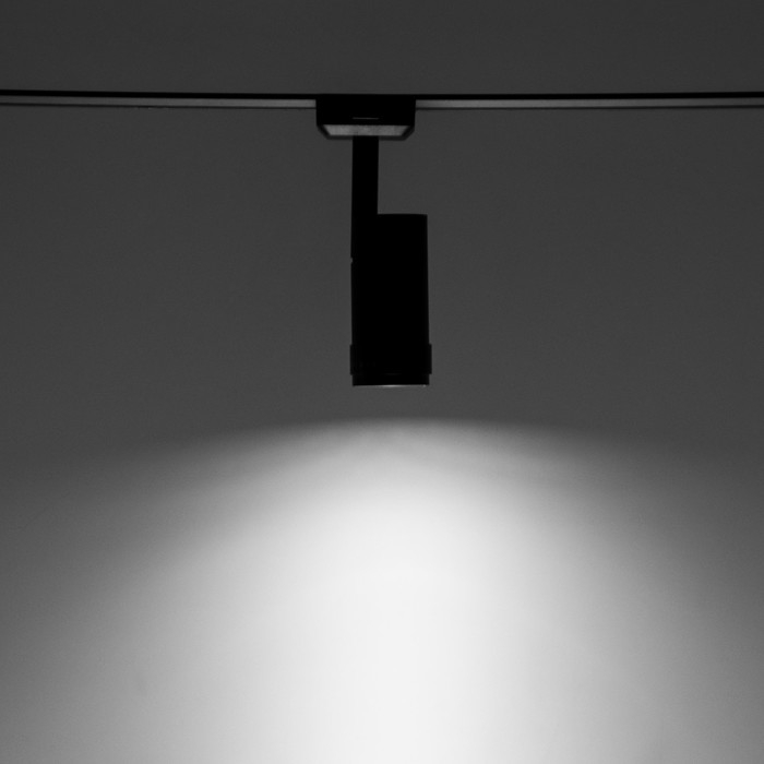 Светильник трековый SLIM Светильник трековый SLIM "Акцент" LED 9Вт 3000K-6000К 48V CRI90 черный 6х6х18,8см