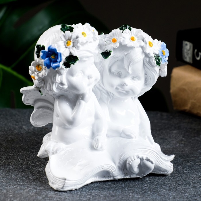 Фигура Фигура "Два ангела с книгой" 12х12см