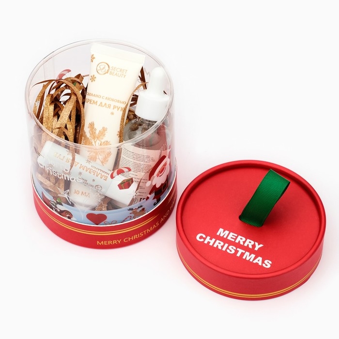 Новогодний подарочный набор косметики &laquo;Новогоднее омоложение&raquo; для душа и ванны, золотая серия. Новый год