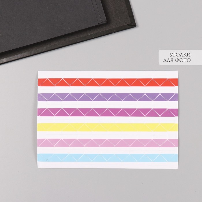 Фотоальбом 25 листов (уголки+кольца) Namaste золото 19х27х3 см