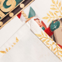 Набор новогодних салфеток Этель &laquo;Новогодняя ярмарка&raquo;, 40х40см 4 шт, хлопок, саржа