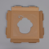 Коробка под торт с окном, "Пироженка", белая, 30 х 30 х 30 см Коробка под торт с окном, "Пироженка", белая, 30 х 30 х 30 см