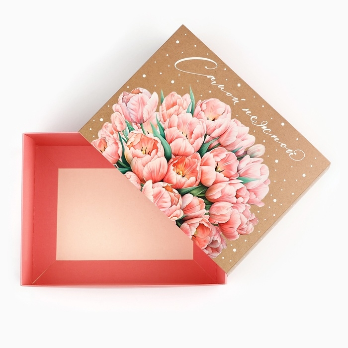 Коробка складная &laquo;Самой нежной &raquo;, 20 х 15 х 8 см