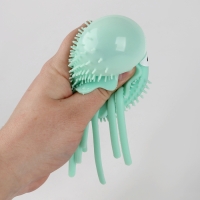 Мяч детский резиновый ёжка световой &laquo;Осьминог&raquo;, цвета МИКС , в шоубоксе