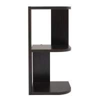 Полка угловая настольная и навесная Лео №3, 250х250х660, Венге