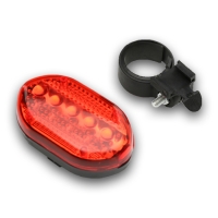 Фонарь велосипедный задний, водонепроницаемый, 5 диодов, 7 режимов, 2ААА Фонарь велосипедный задний, водонепроницаемый, 5 диодов, 7 режимов, 2ААА