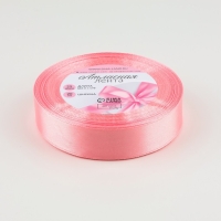 Лента атласная, 20 мм &times; 23 &plusmn; 1 м, цвет нежно-розовый №147