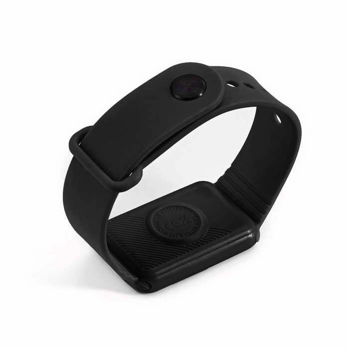 Часы наручные электронные, 3 АТМ, ремешок силикон, черные Часы наручные электронные, 3 АТМ, ремешок силикон, черные