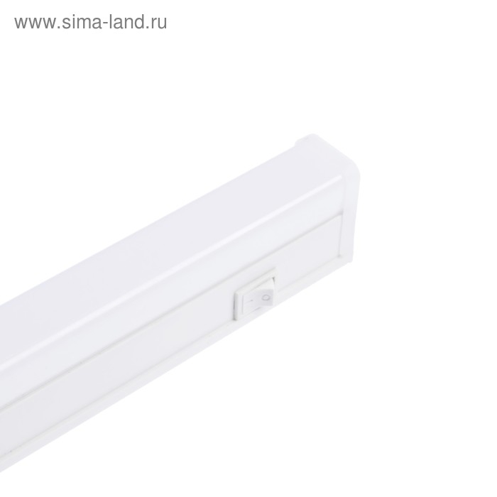 Светильник светодиодный T5, с выключателем, 12Вт, 1080Лм, 600мм, 6500К, 220 В, белый свет