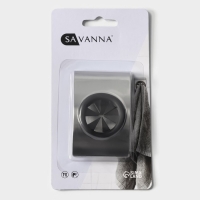 Крючок самоклеющийся SAVANNA Chrome Loft, держатель для салфеток и полотенец, металл, 3&times;8&times;5 см