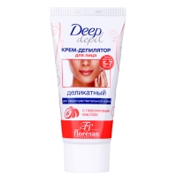 Деликатный крем-депилятор Floresan Deep Depil для удаления волос на лице с маслом персика, 50 мл Деликатный крем-депилятор Floresan Deep Depil для удаления волос на лице с маслом персика, 50 мл