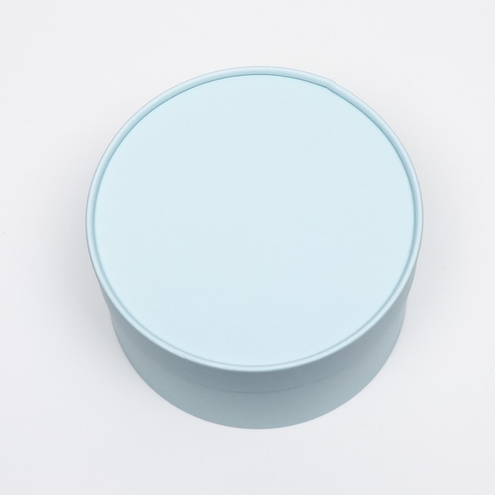 Подарочная коробка "Параиба" зелено-голубой, завальцованная без окна, 18 х 10 см