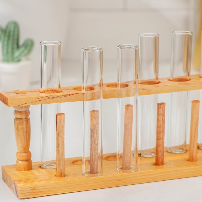 Набор шотов стеклянных на подставке &laquo;Алхимия&raquo;, 6 предметов