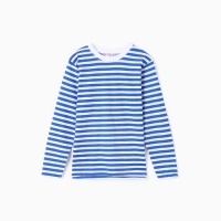 Фуфайка (тельняшка) детская, цвет белый/синий, рост 104 Фуфайка (тельняшка) детская, цвет белый/синий, рост 104