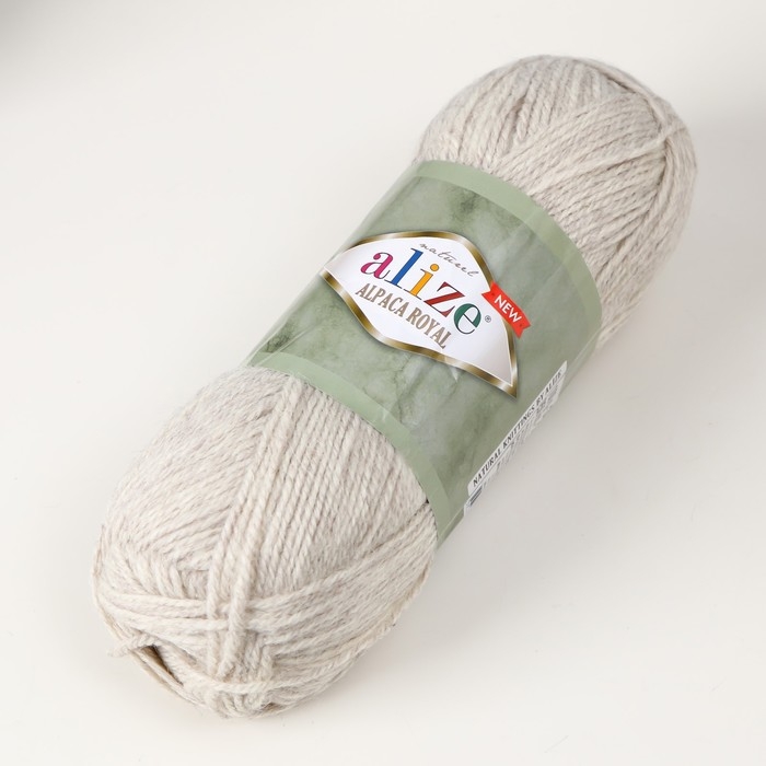 Пряжа Пряжа "Alpaca Royal New" 15% альпака, 30% шерсть, 55% акрил 250м/100гр (152)