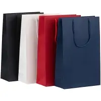 Пакет бумажный Porta S, вертикальный, красный