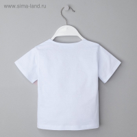 Футболка детская KAFTAN "Бантик", р.28 (86-92 см), белый