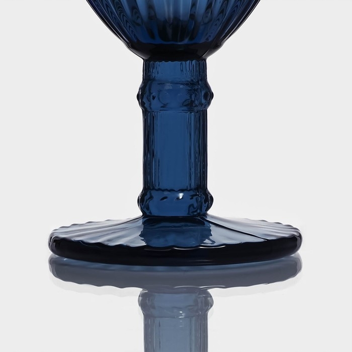 Бокал для вина стеклянный Magistro &laquo;Босфор&raquo;, 250 мл, 8,5&times;16,5, цвет синий