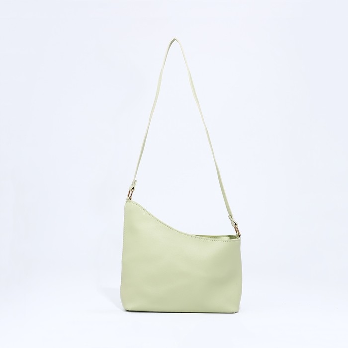 Сумка кросс-боди на молнии, цвет зелёный