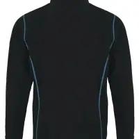 Куртка мужская Nova Men 200, черная с ярко-голубым, размер S