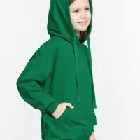 Худи детское Kirenga Kids 2.0, зеленое, 8 лет