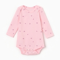 Боди детское MINAKU, цвет розовый, рост 74-80 см