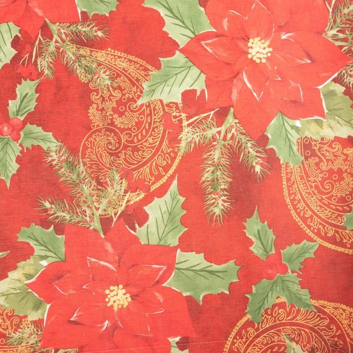 Скатерть новогодняя Доляна &laquo;Волшебный праздник&raquo; 145*260 +/- 2 см, 100% п/э