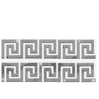 Наклейки интерьерные "Лабиринт", зеркальные, декор настенный, набор 10 шт, 10 х 10 см Наклейки интерьерные "Лабиринт", зеркальные, декор настенный, набор 10 шт, 10 х 10 см