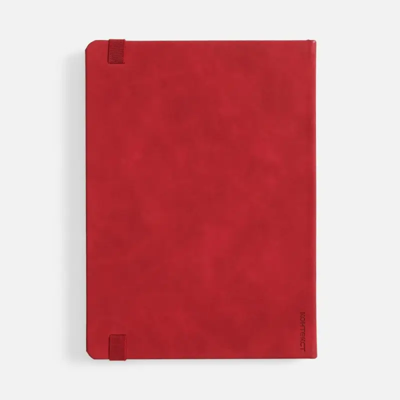 Ежедневник Urban Metal, недатированный, красный