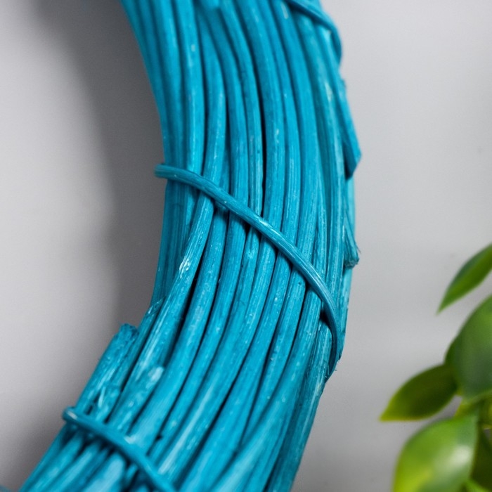 Кольцо ротанг для изготовления ловца снов Кольцо ротанг для изготовления ловца снов "Синий" d=30 см