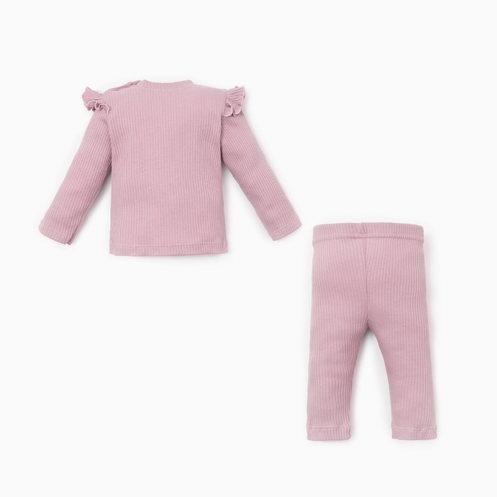 Костюм: джемпер и леггинсы Крошка, Я BASIC LINE, рост 62-68 см, розовый Костюм: джемпер и леггинсы Крошка, Я BASIC LINE, рост 62-68 см, розовый