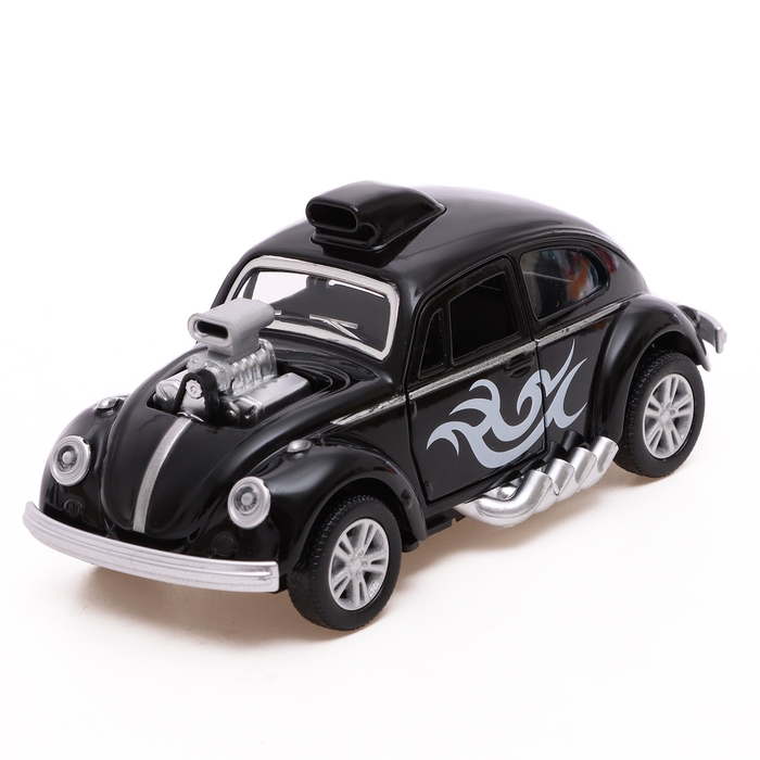 Машина металлическая, световые и звуковые эффекты, открываются двери, инерция, цвет МИКС Машина металлическая, световые и звуковые эффекты, открываются двери, инерция, цвет МИКС