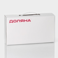 Контейнеры стеклянные с крышкой Доляна «Коралл», 390/530 мл Контейнеры стеклянные с крышкой Доляна «Коралл», 390/530 мл