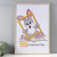 Фоторамка пластик "Модерн" 40х60 см, бежевый Фоторамка пластик "Модерн" 40х60 см, бежевый