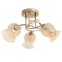 Люстра "Фрези" 3хЕ27 40Вт золото 54х54х28 см BayerLux Люстра "Фрези" 3хЕ27 40Вт золото 54х54х28 см BayerLux