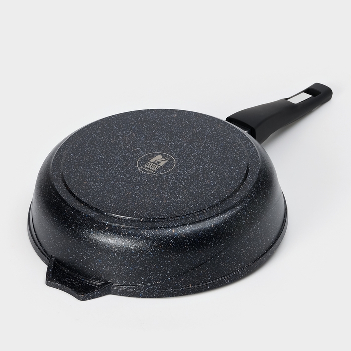 Сковорода &laquo;Гранит Star&raquo; Induction Pro, d=26 см, съёмная ручка, индукция, тёмно-синий