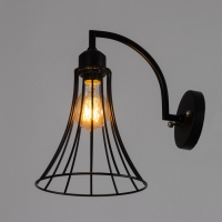 Бра "Чилли" Е27 40Вт черный 18х18х19см