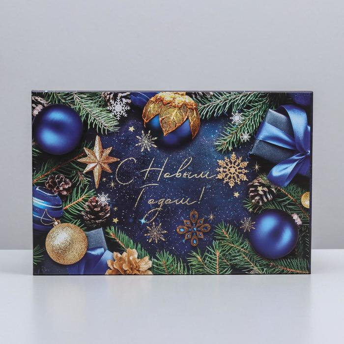 Коробка подарочная &laquo;Новогодние игрушки&raquo;, 28 х 18,5 х 11,5 см, Новый год