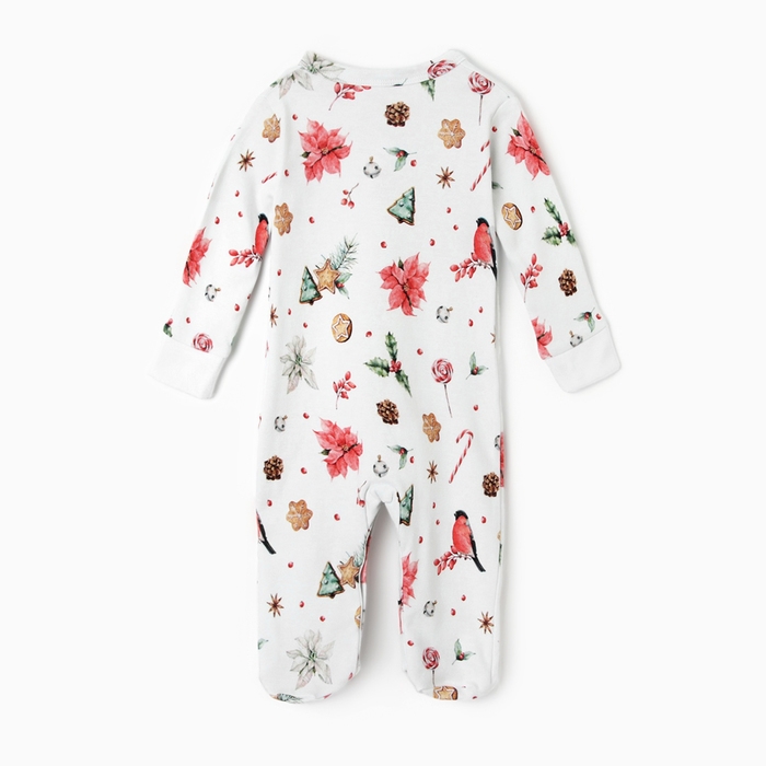 Комбинезон детский MINAKU "Winter", цвет белый, рост 68-74 см