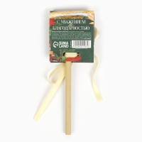 Эко-ручка шариковая в открытке &laquo;Дорогому учителю&raquo;, синяя паста