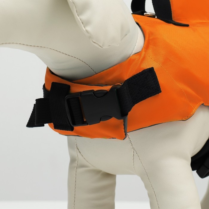 Спасательный жилет Спасательный жилет "Акула" для собак 9-23 кг, размер M (ДС 30, ОГ 41-52, ОШ 40-48 см)