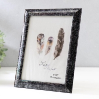 Фоторамка пластик 15х20 см "Серебряная патина на чёрном" 23х18 см Фоторамка пластик 15х20 см "Серебряная патина на чёрном" 23х18 см