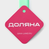 Сито для просеивания с ручкой Доляна &laquo;Хозяюшка&raquo;, d=14 см, цвет зелёный