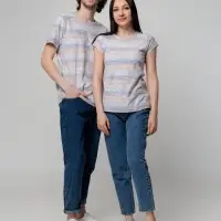 Футболка женская RAYET LADY двусторонняя, оранжевый/фиолетовый , размер XXL