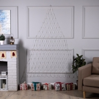 Гирлянда «Сеть-ёлка» 2 × 2 м, IP20, тёмная нить, 152 LED, свечение белое, 8 режимов, 220 В Гирлянда «Сеть-ёлка» 2 × 2 м, IP20, тёмная нить, 152 LED, свечение белое, 8 режимов, 220 В