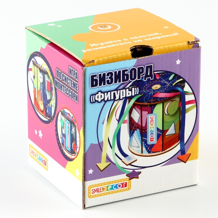 Игра по системе Монтессори «Бизиборд Фигуры» Игра по системе Монтессори «Бизиборд Фигуры»