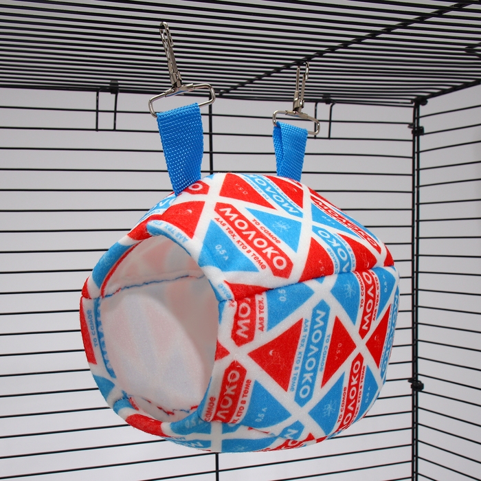 Подвесной тоннель-домик "Молоко", 18 х 14 х 14 см