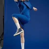 Платье D2, синее, размер M/L