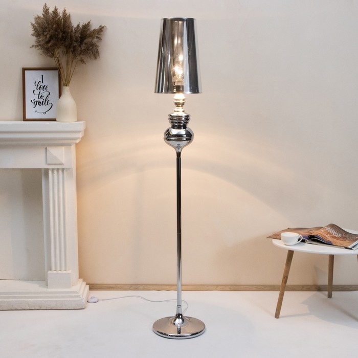 Торшер "Жардин" E27 40Вт серебро 30х30х170 см