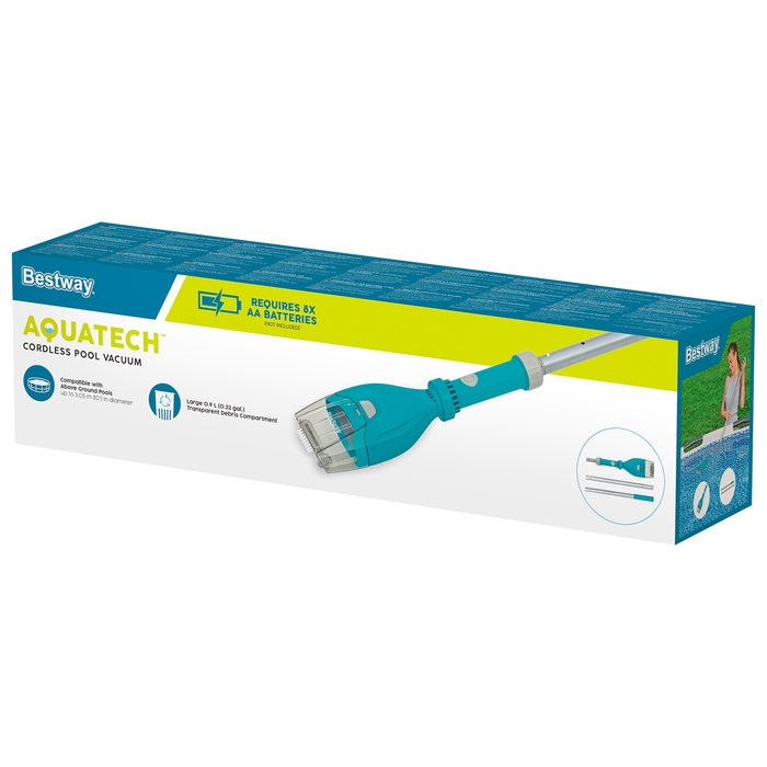 Пылесос вакуумный AquaTech Cordless для очистки бассейна Пылесос вакуумный AquaTech Cordless для очистки бассейна